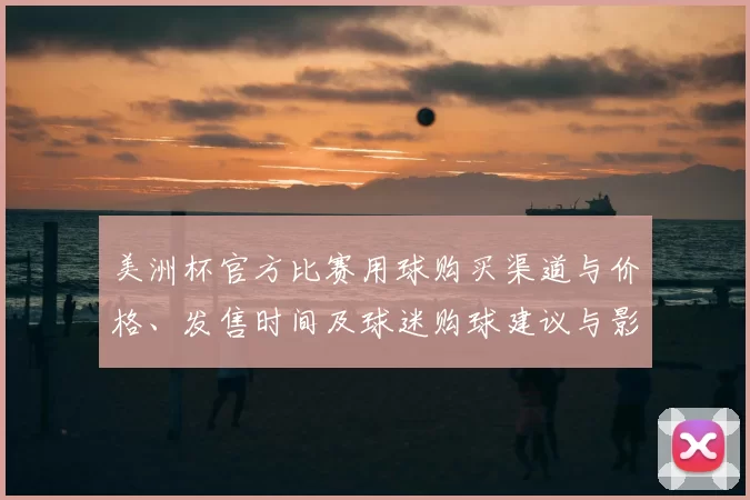 美洲杯官方比赛用球购买渠道与价格、发售时间及球迷购球建议与影响
